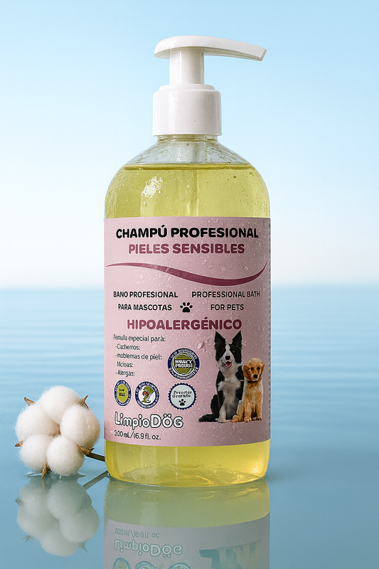 Champú Sensible: Cuida y Protege la Piel de tu Mascota con Nuestro Champú Hipoalergénico💧 500ml