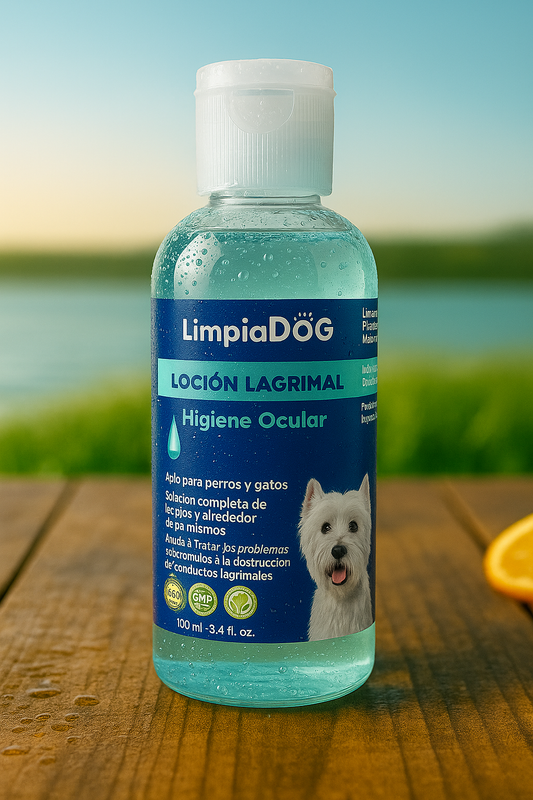 Miradas Radiantes: Limpiador de Ojos para Mascotas Perros y Gatos de 100 ml