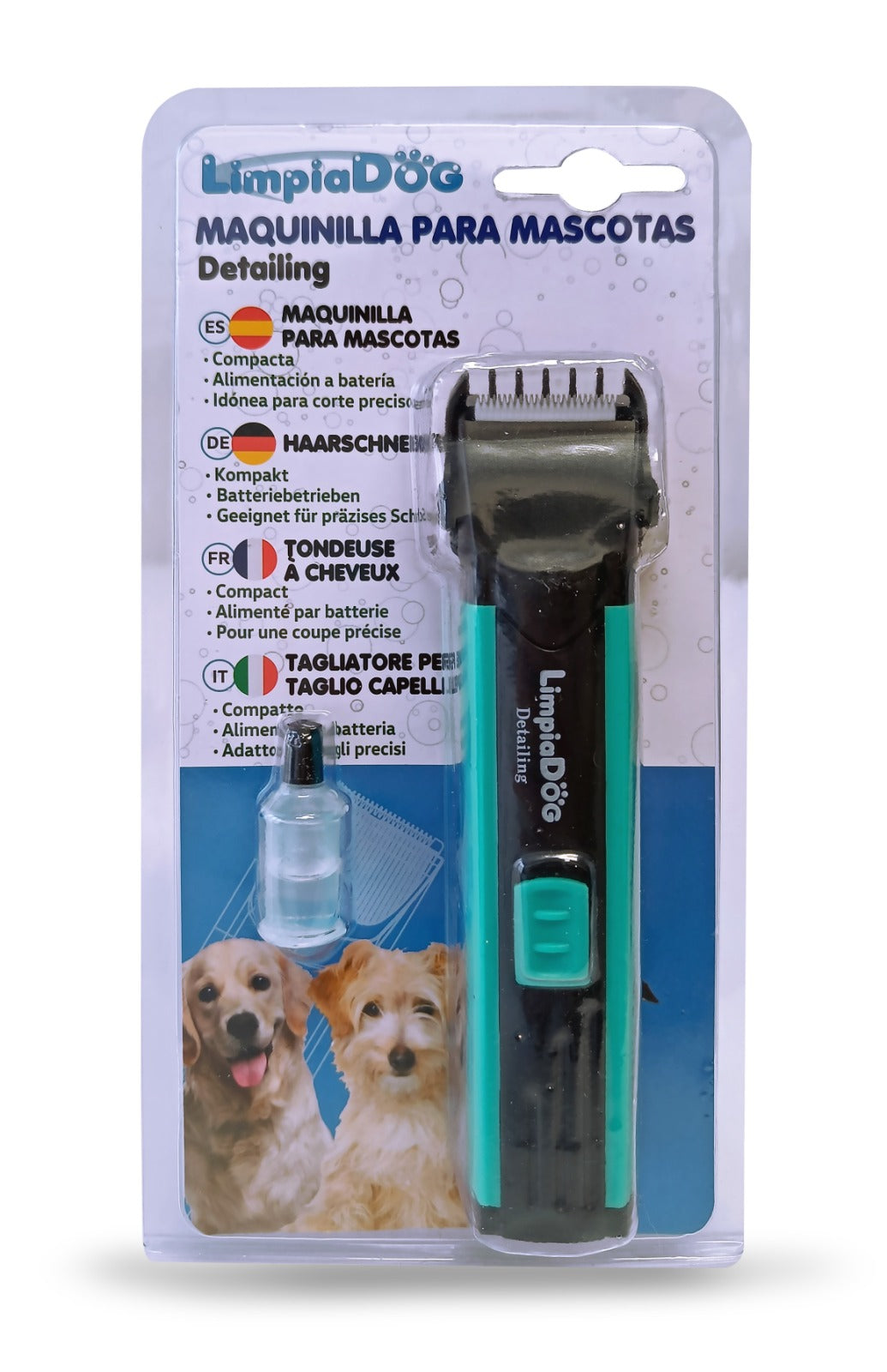 Maquinilla de corte para mascotas Limpiadog Detailing