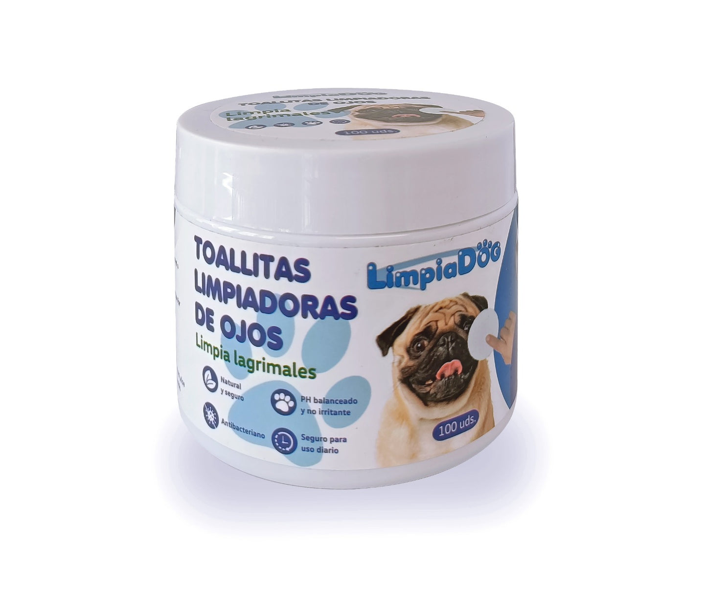 limpiador de ojos TOALLITAS 100uds