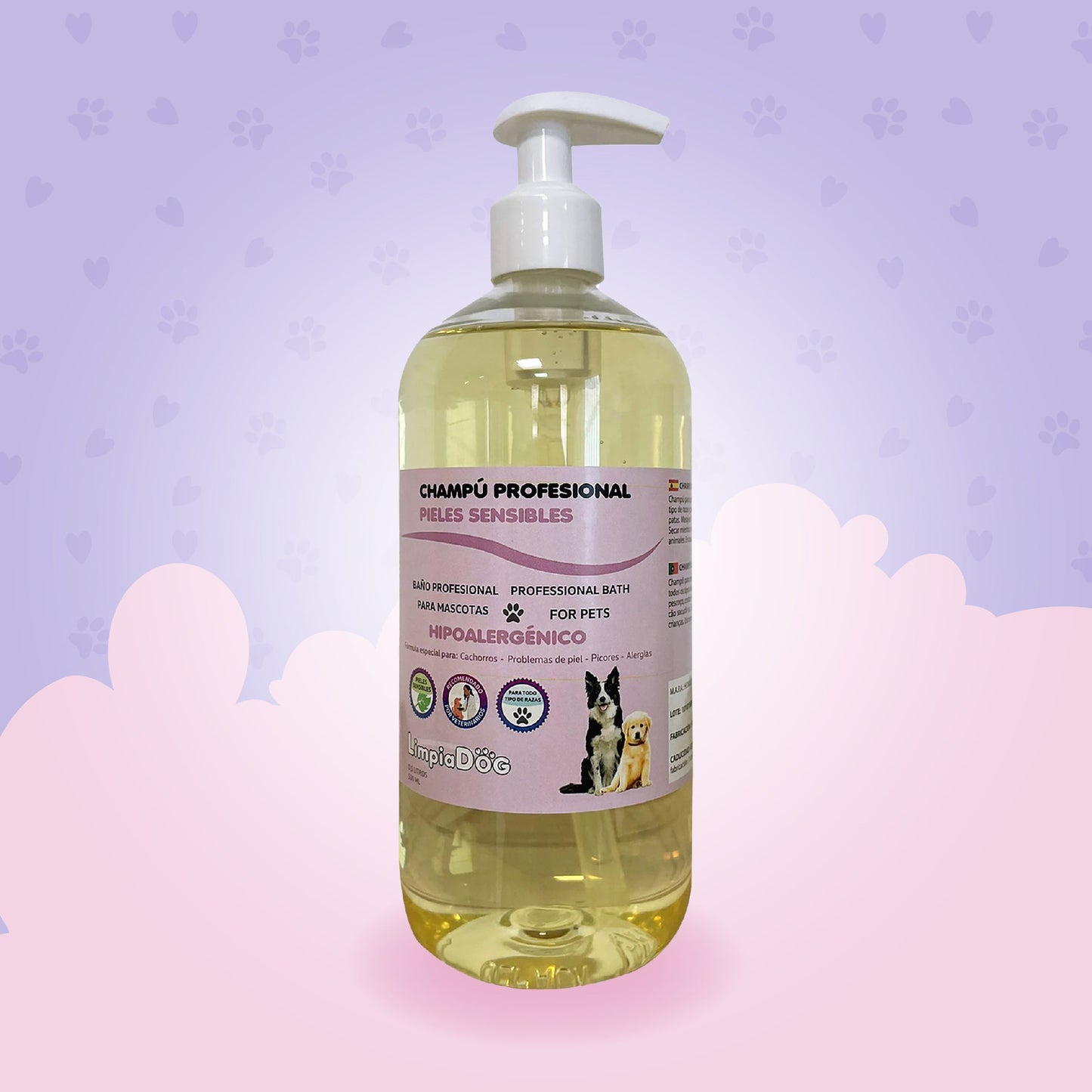 Champú Sensible: Cuida y Protege la Piel de tu Mascota con Nuestro Champú Hipoalergénico💧 500ml