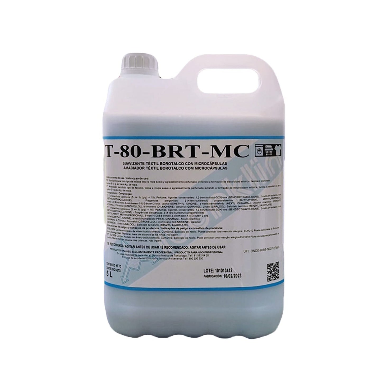 BOROTALCO ADOUCISSEUR À LESSIVE PROFESSIONNEL 5 LITRES