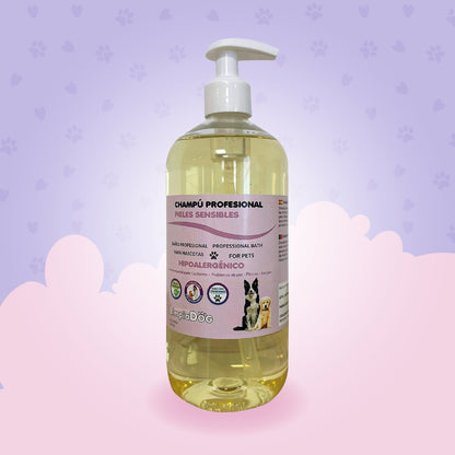 Champú Sensible: Cuida y Protege la Piel de tu Mascota con Nuestro Champú Hipoalergénico💧 500ml