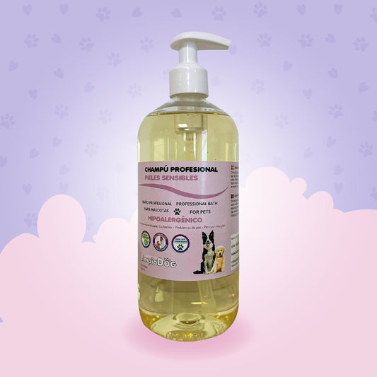 Shampoing Sensible : Soignez et protégez la peau de votre animal avec notre shampoing hypoallergénique💧 500 ml