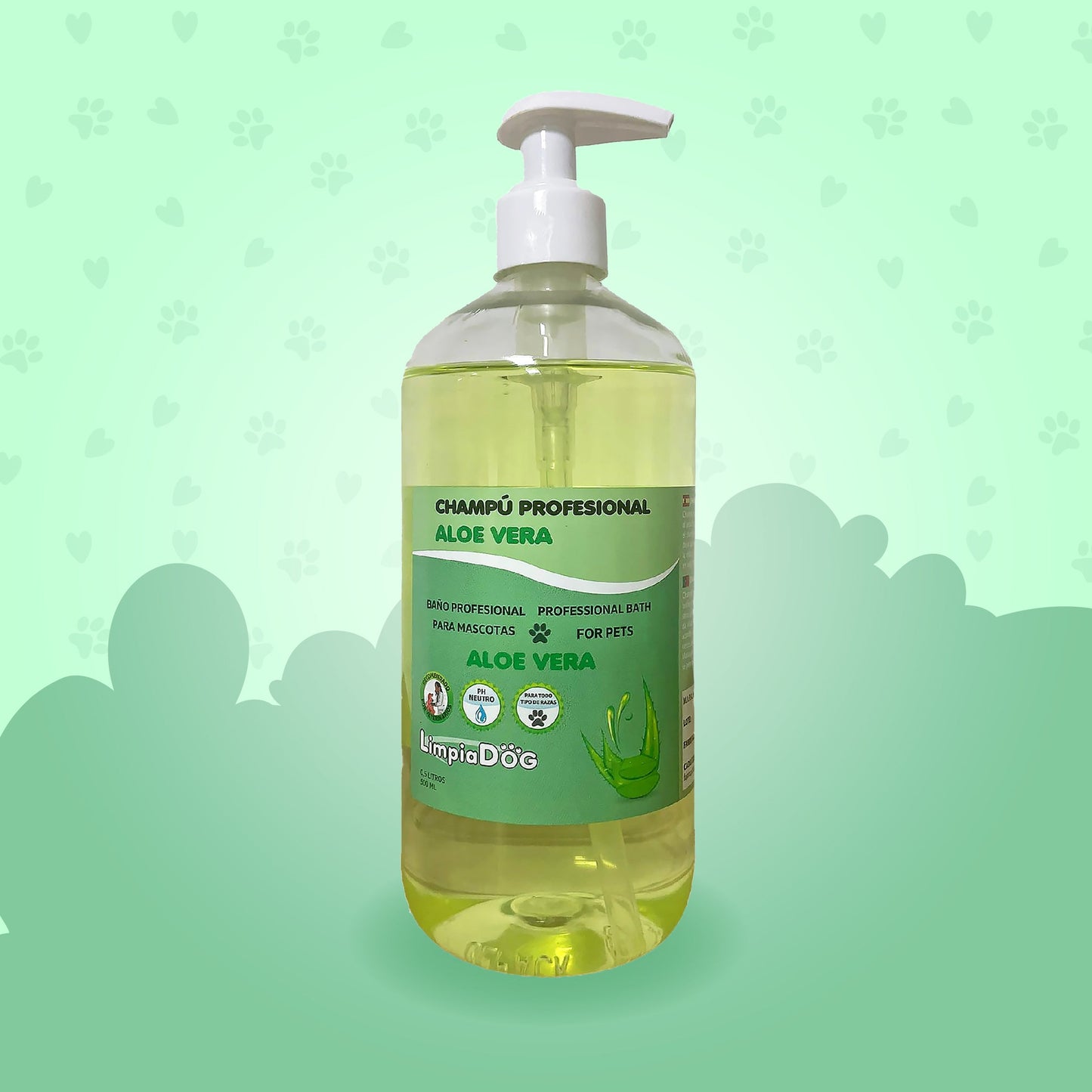 Champú Aloe Vera: Cuida y Embellece el Pelaje de tu Mascota 500ml