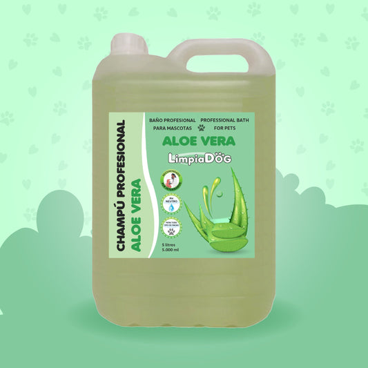 Shampoing Aloe Vera : Soignez et embellissez le pelage de votre animal 5L